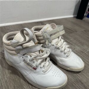 Reebok White High-Top Sneakers